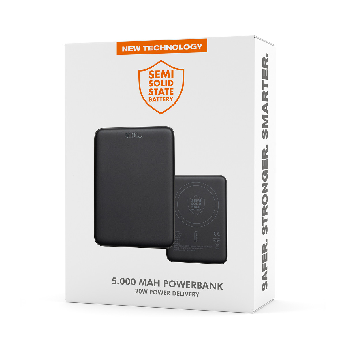 Magnetische 15W Wireless Powerbank REEVES-WATTRON PLUS V schwarz 5000 mAh Magnetische 15W Wireless Powerbank REEVES-WATTRON PLUS V schwarz 5000 mAh