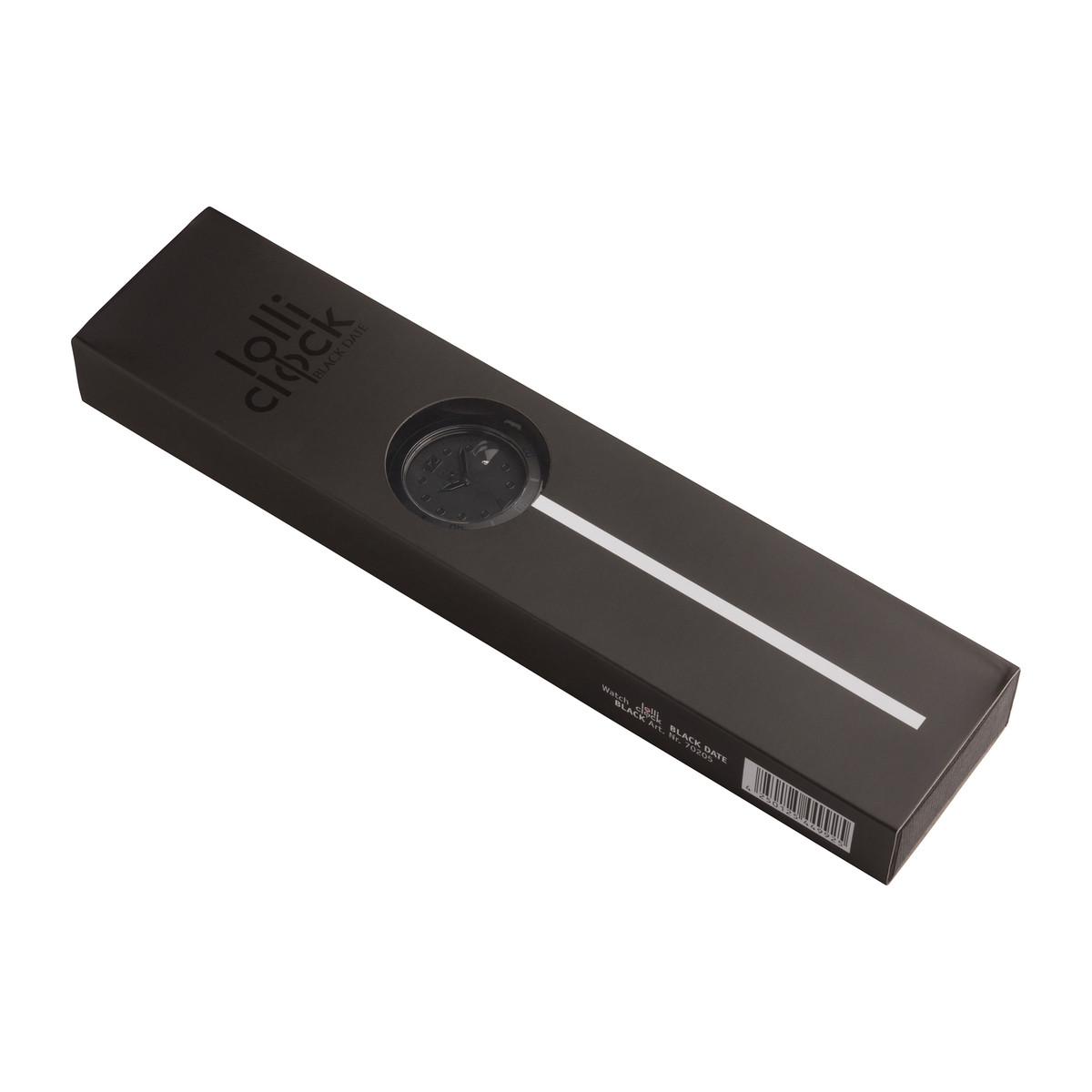 Armbanduhr LOLLICLOCK-DATE schwarz