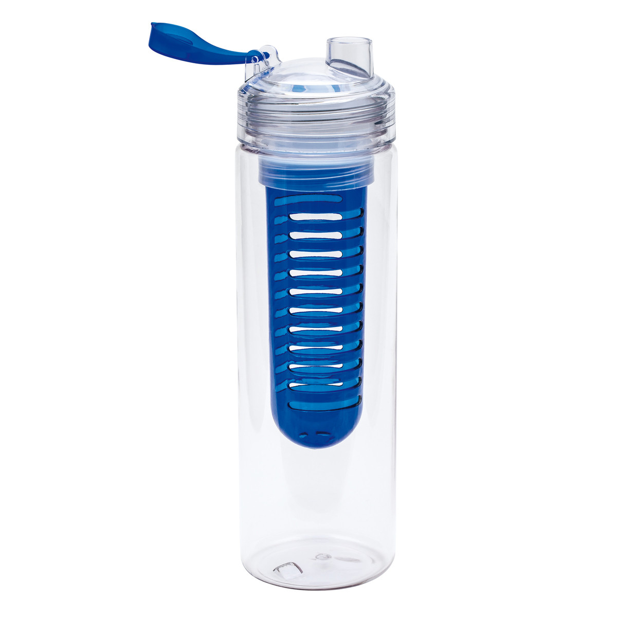 Trinkflasche mit Fruchteinsatz REFLECTS-JOLIETTA blau