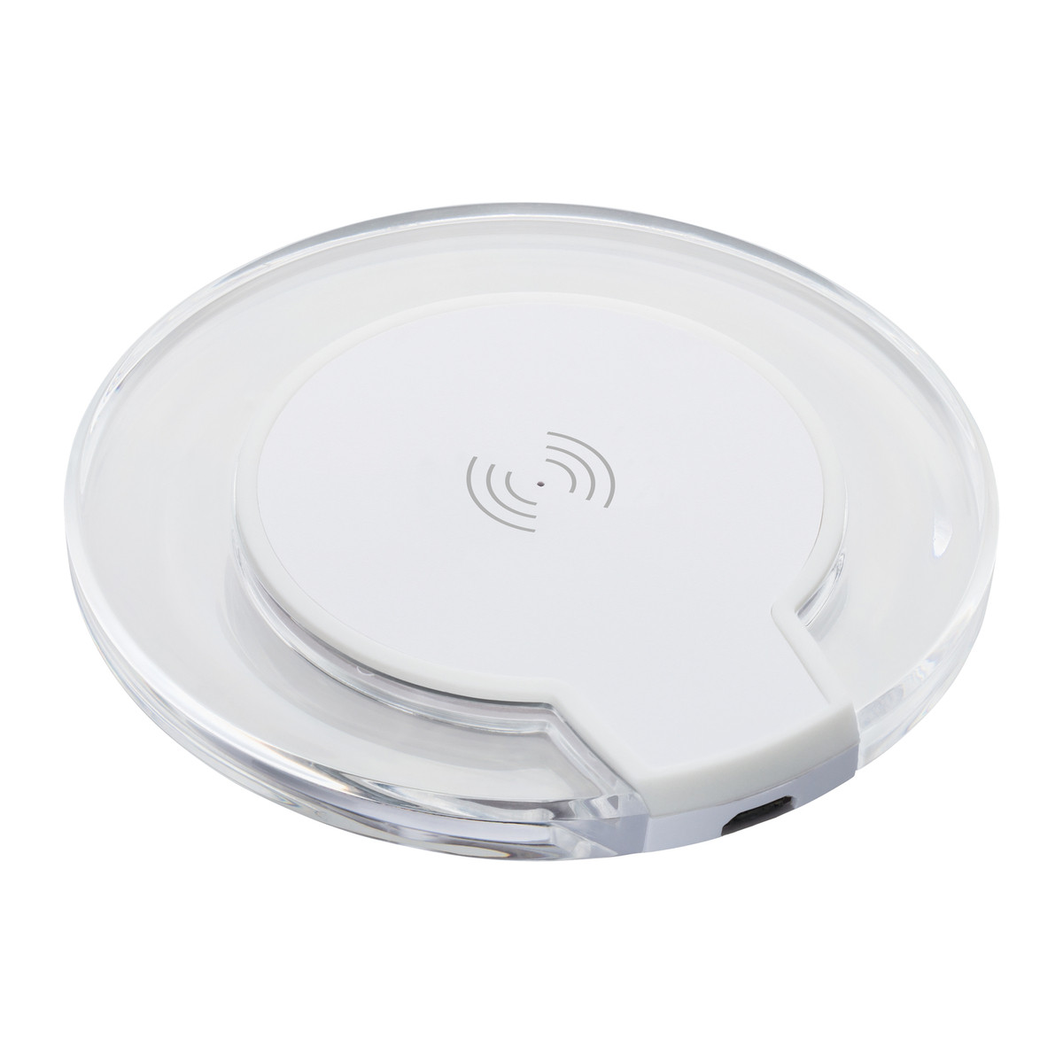 Kabellose Handy Ladestation REFLECTS-JAÉN weiß 5 Watt