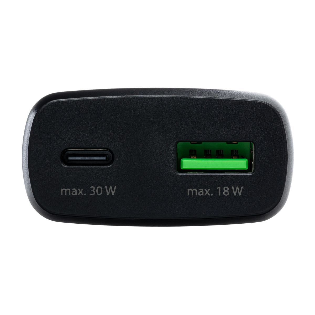 USB Ladegerät GaN 2-Port REEVES-TOMARES schwarz 30 Watt USB Ladegerät GaN 2-Port REEVES-TOMARES schwarz 30 Watt