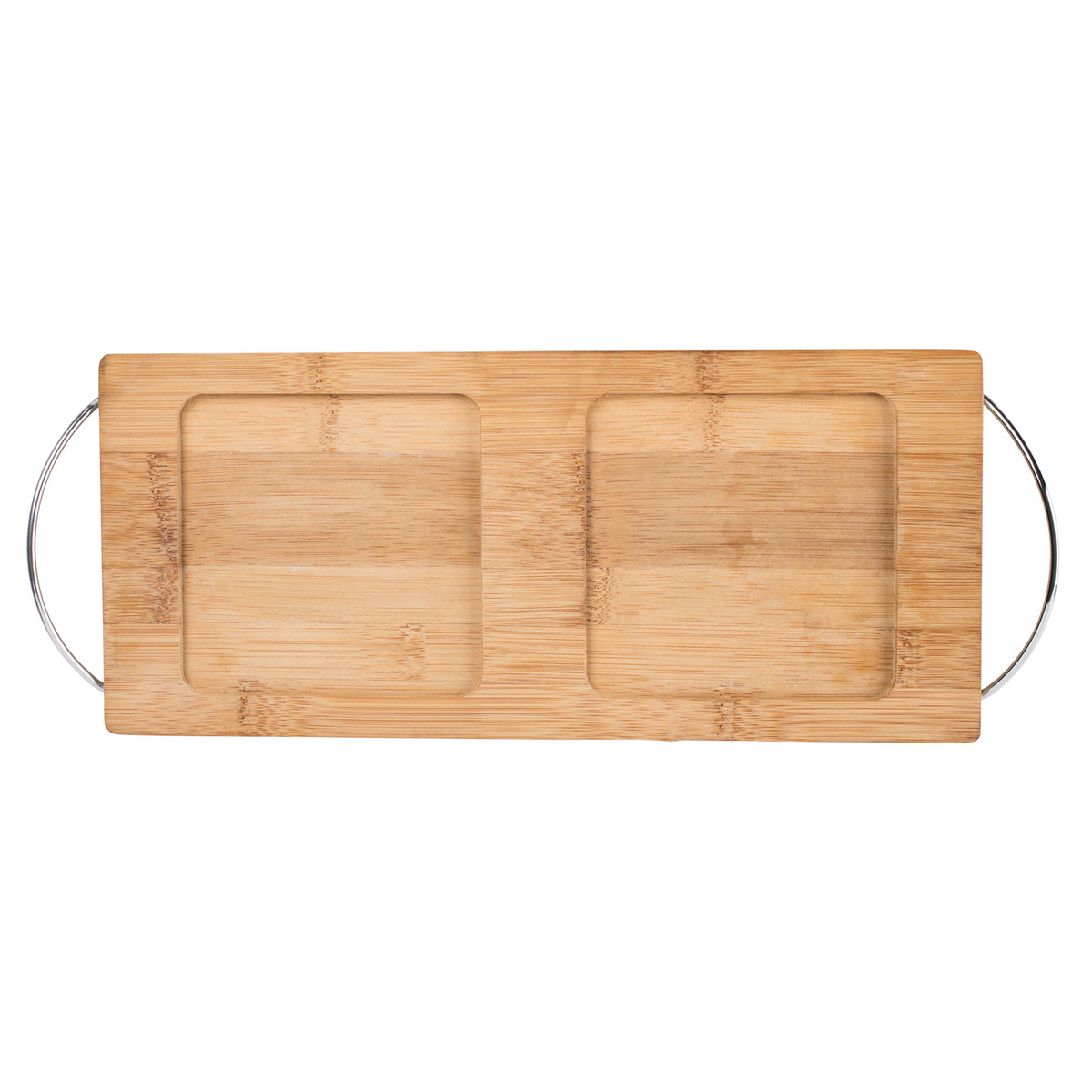 Bamboo Tray with 2 Plates REFLECTS-GETXO Bamboo Tray with 2 Plates REFLECTS-GETXO