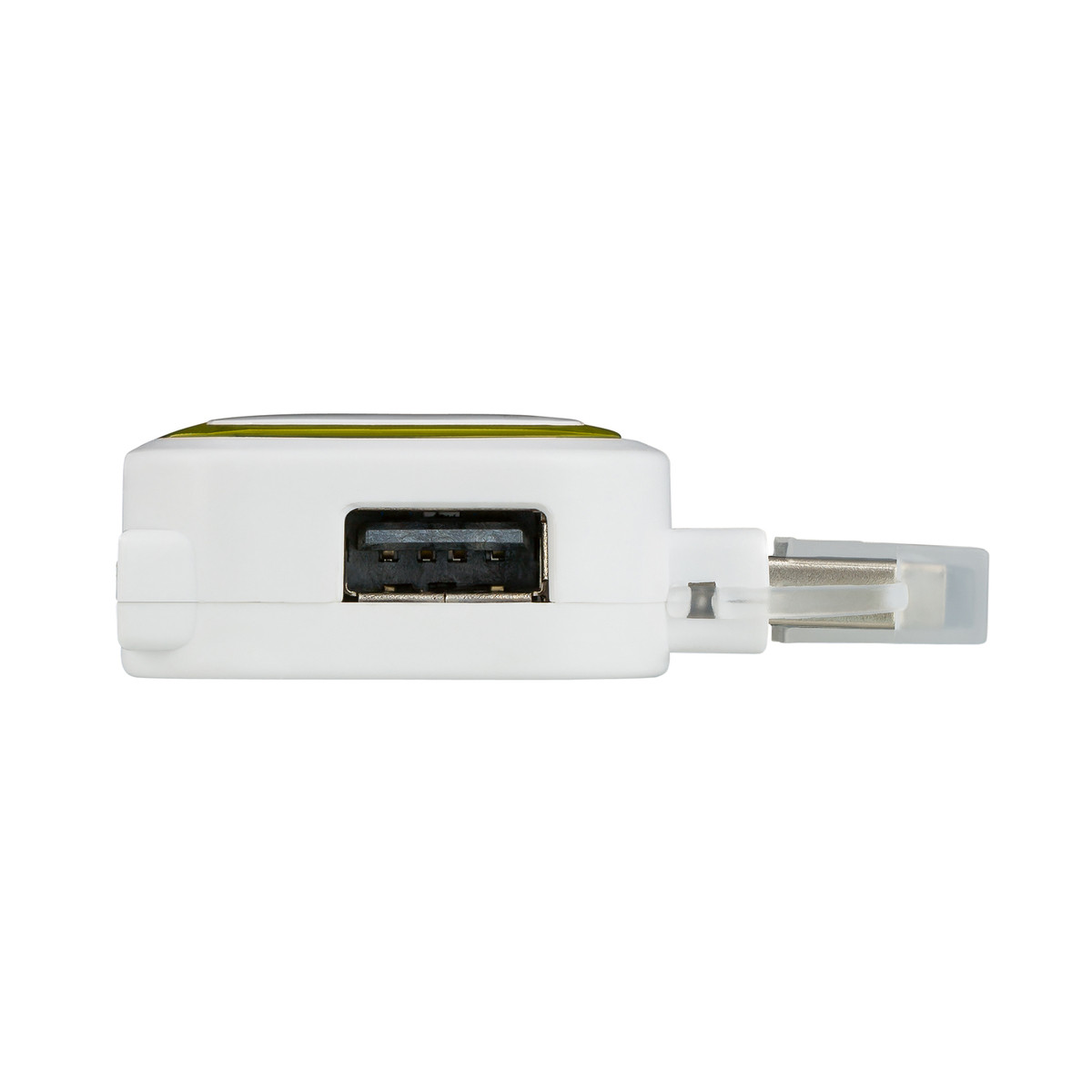 USB-Hub mit 2 Anschlüssen und Speicherkartenlesegerät COLLECTION 500 gelb