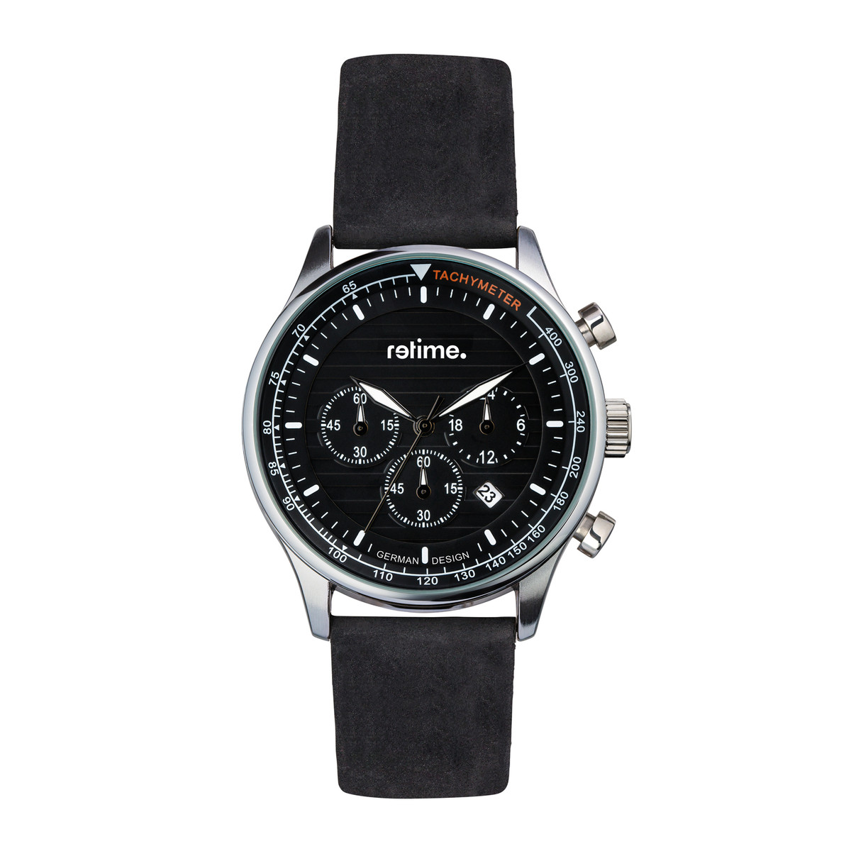 Chronograph RETIME-CHRONOGRAPHEN 708-2 schwarz 43,5mm Chronograph RETIME-CHRONOGRAPHEN 708-2 schwarz 43,5mm