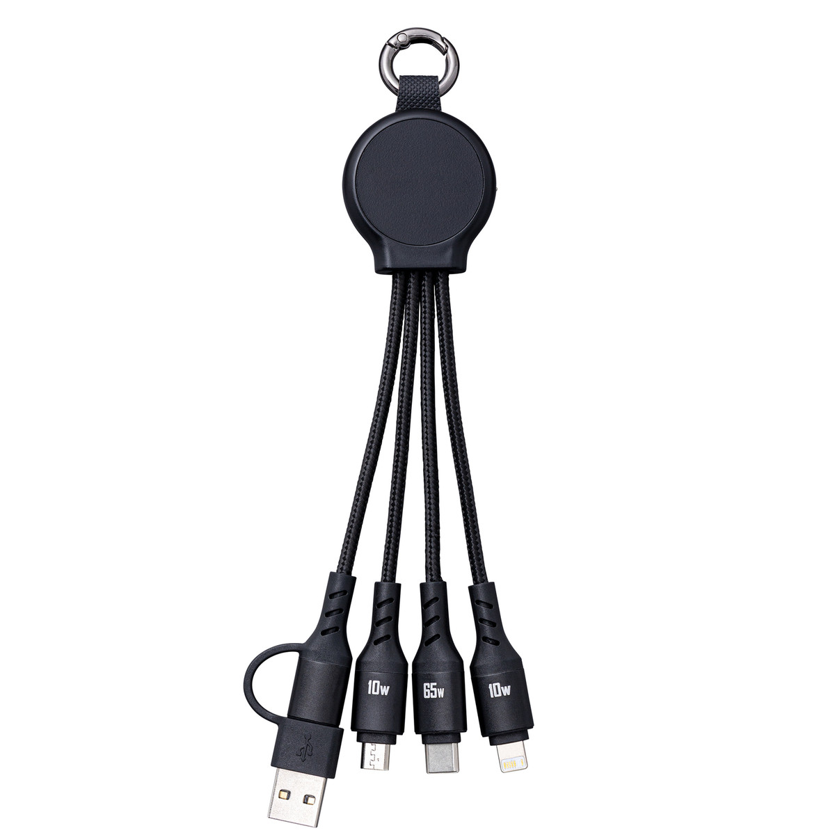 6-in-1 Charging Cable with Light REEVES-PUHALANI SWITCH black / blue 6-in-1 Charging Cable with Light REEVES-PUHALANI SWITCH black / blue