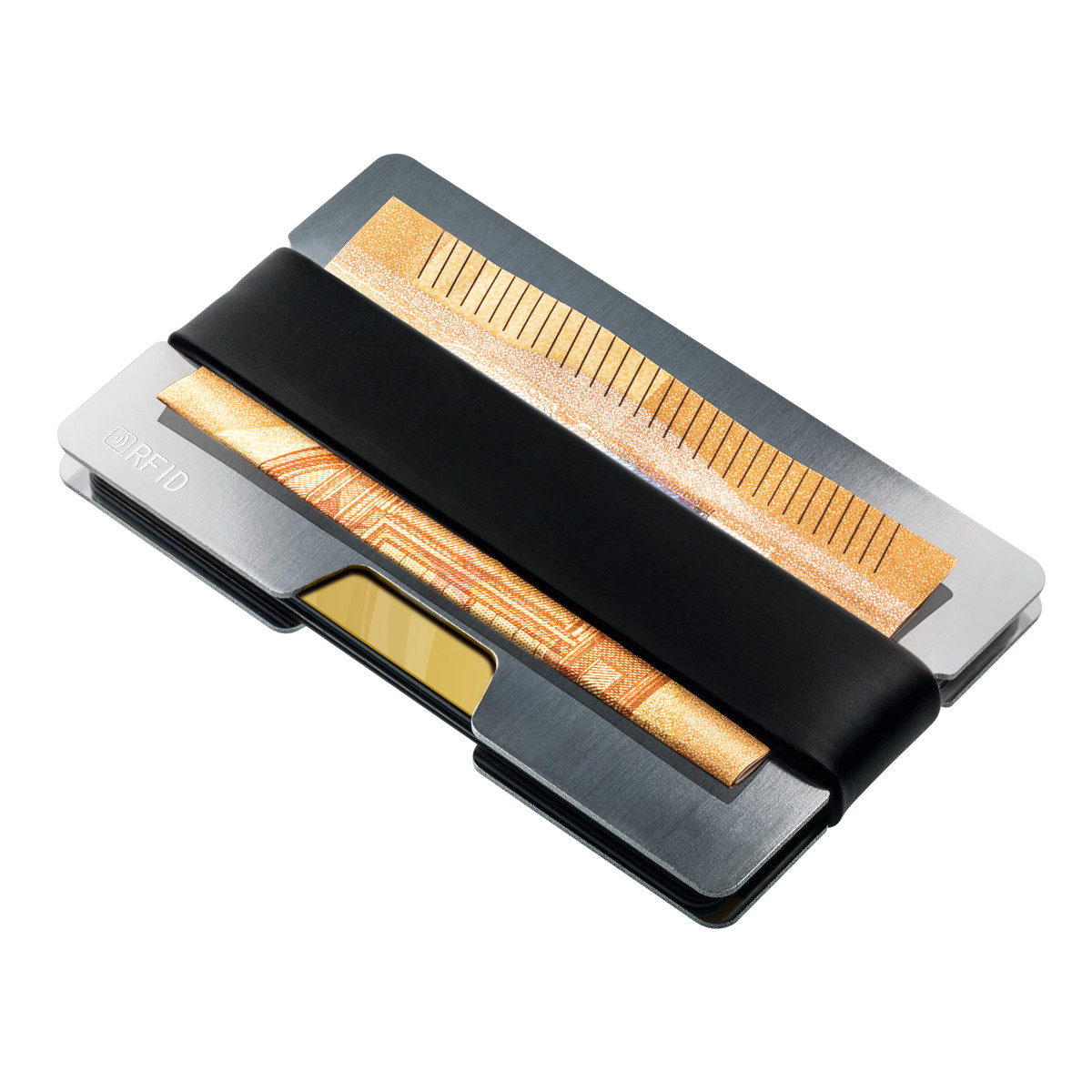 Kartenetui mit RFID-Ausleseschutz RE98-SAKUMONO silber Kartenetui mit RFID-Ausleseschutz RE98-SAKUMONO silber