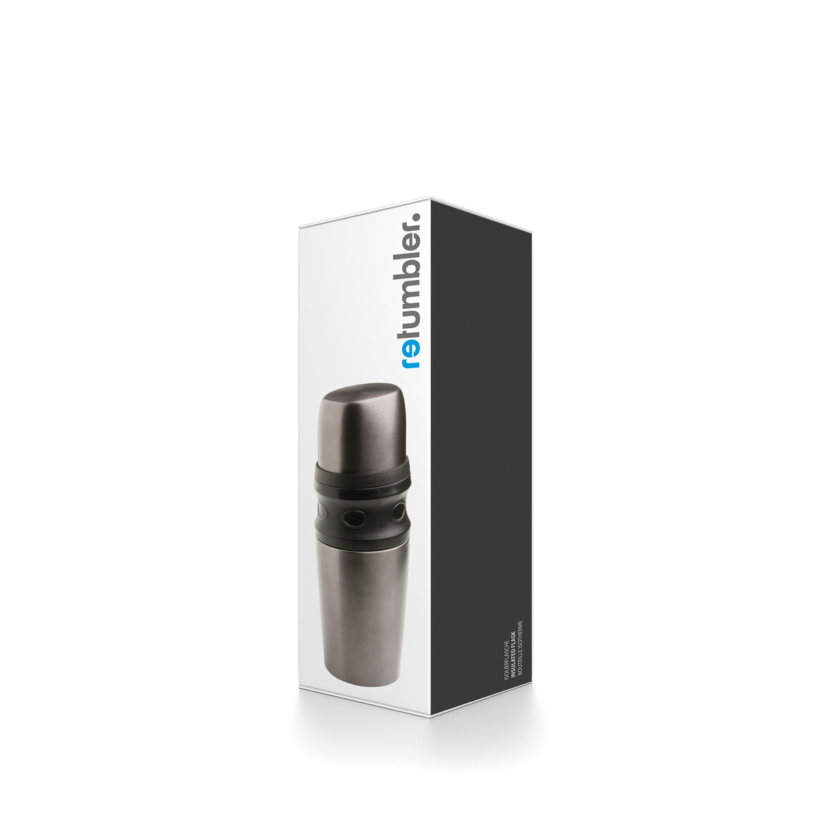 Insulated flask RETUMBLER-NAAS dark grey