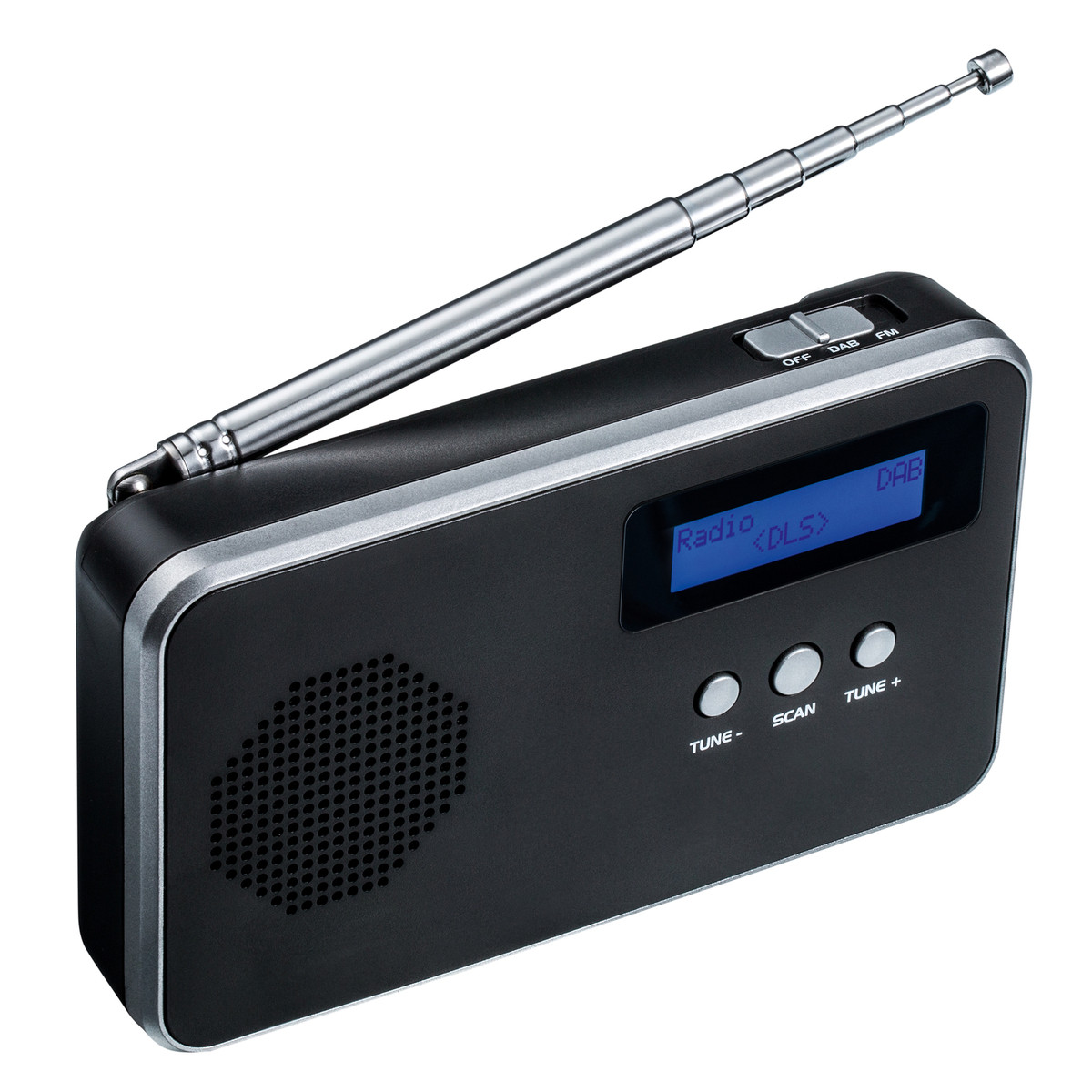 Radio numérique portable FM / DAB+ REEVES-BARCELOS noir/argenté Radio numérique portable FM / DAB+ REEVES-BARCELOS noir/argenté