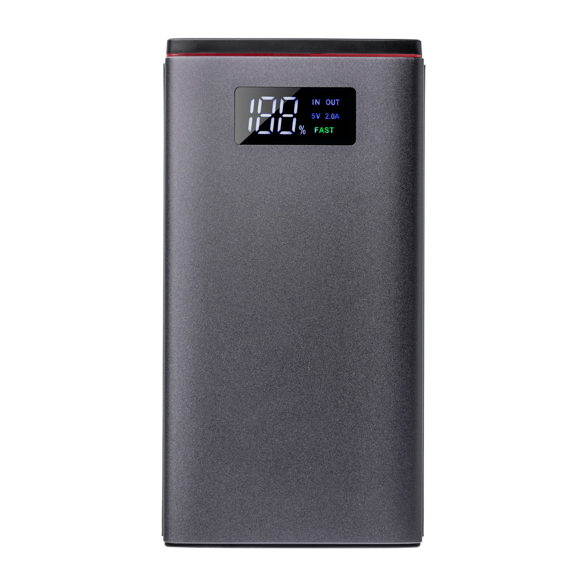Powerbank REEVES-KUOPIO dunkelgrau 10000 mAh