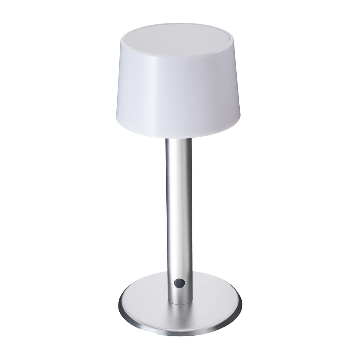 Wiederaufladbare Tischlampe REEVES-AMLINO silber Wiederaufladbare Tischlampe REEVES-AMLINO silber