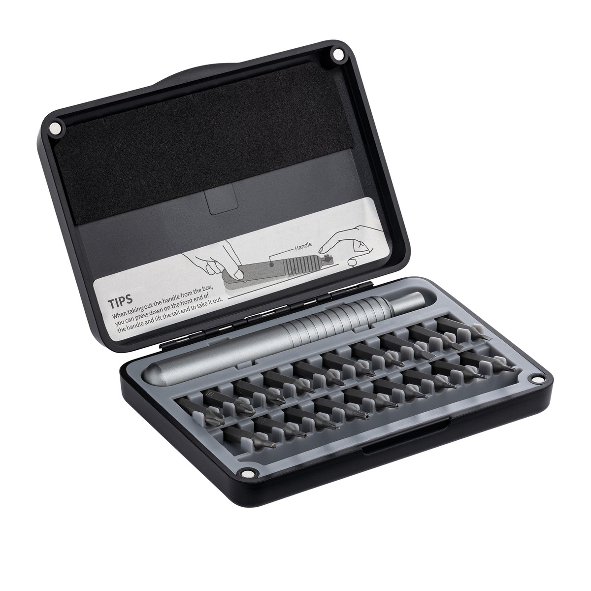 Set d'outils RE98-BIT OF WORK noir Set d'outils RE98-BIT OF WORK noir