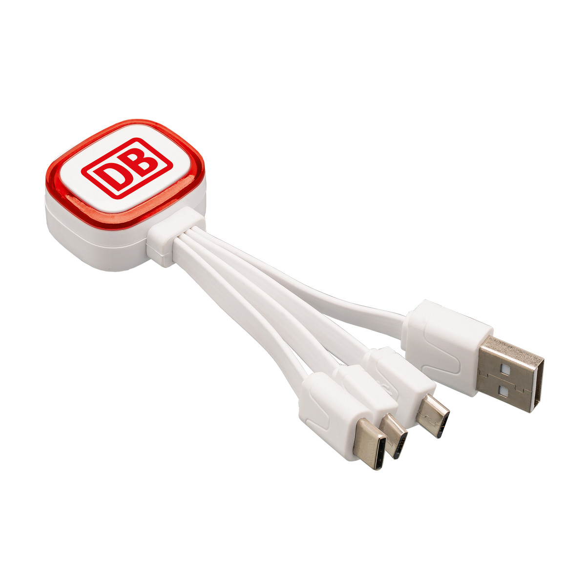 Multi USB charging cable COLLECTION 500 red Multi USB charging cable COLLECTION 500 red