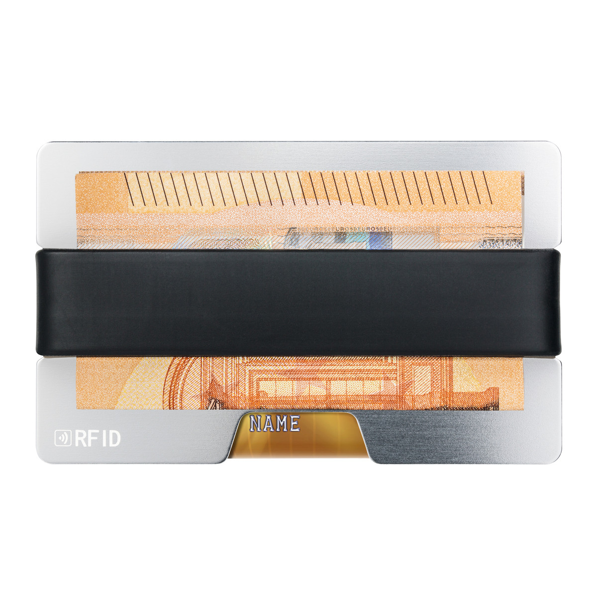 Kartenetui mit RFID-Ausleseschutz RE98-SAKUMONO silber Kartenetui mit RFID-Ausleseschutz RE98-SAKUMONO silber