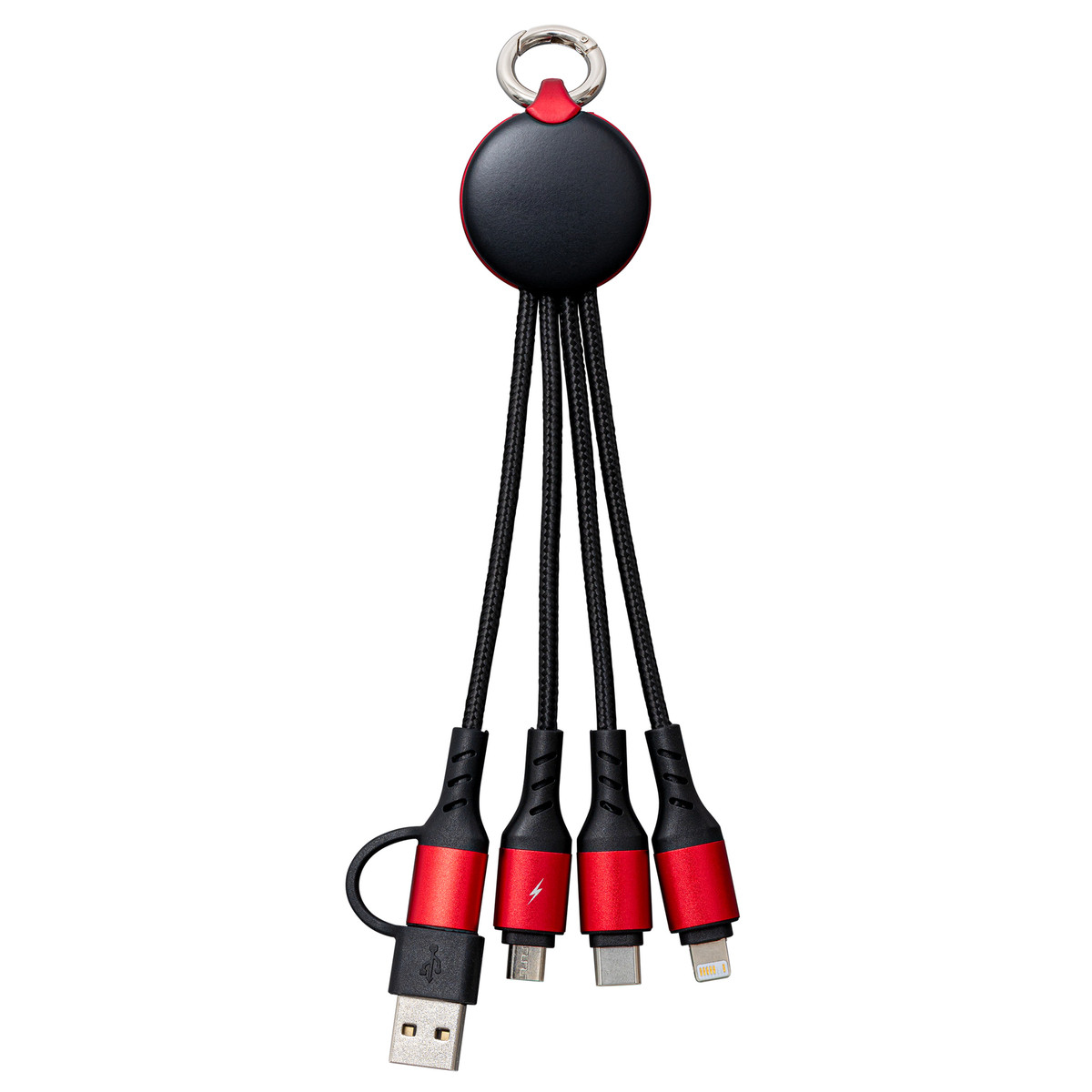 6-in-1 Charging Cable with Light REEVES-PUHALANI II red / red 6-in-1 Charging Cable with Light REEVES-PUHALANI II red / red