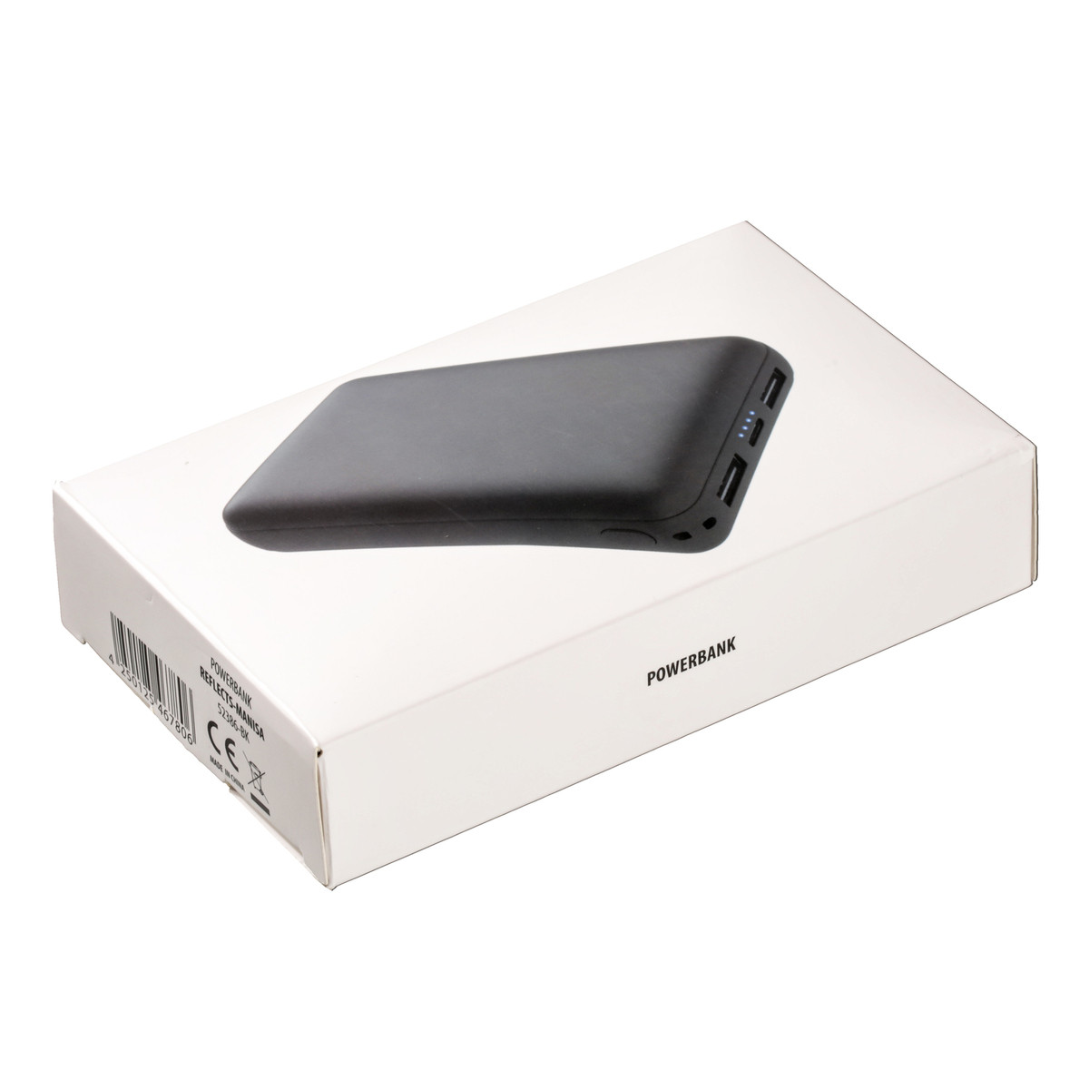Powerbank REEVES-MANISA schwarz 10000 mAh Powerbank REEVES-MANISA schwarz 10000 mAh