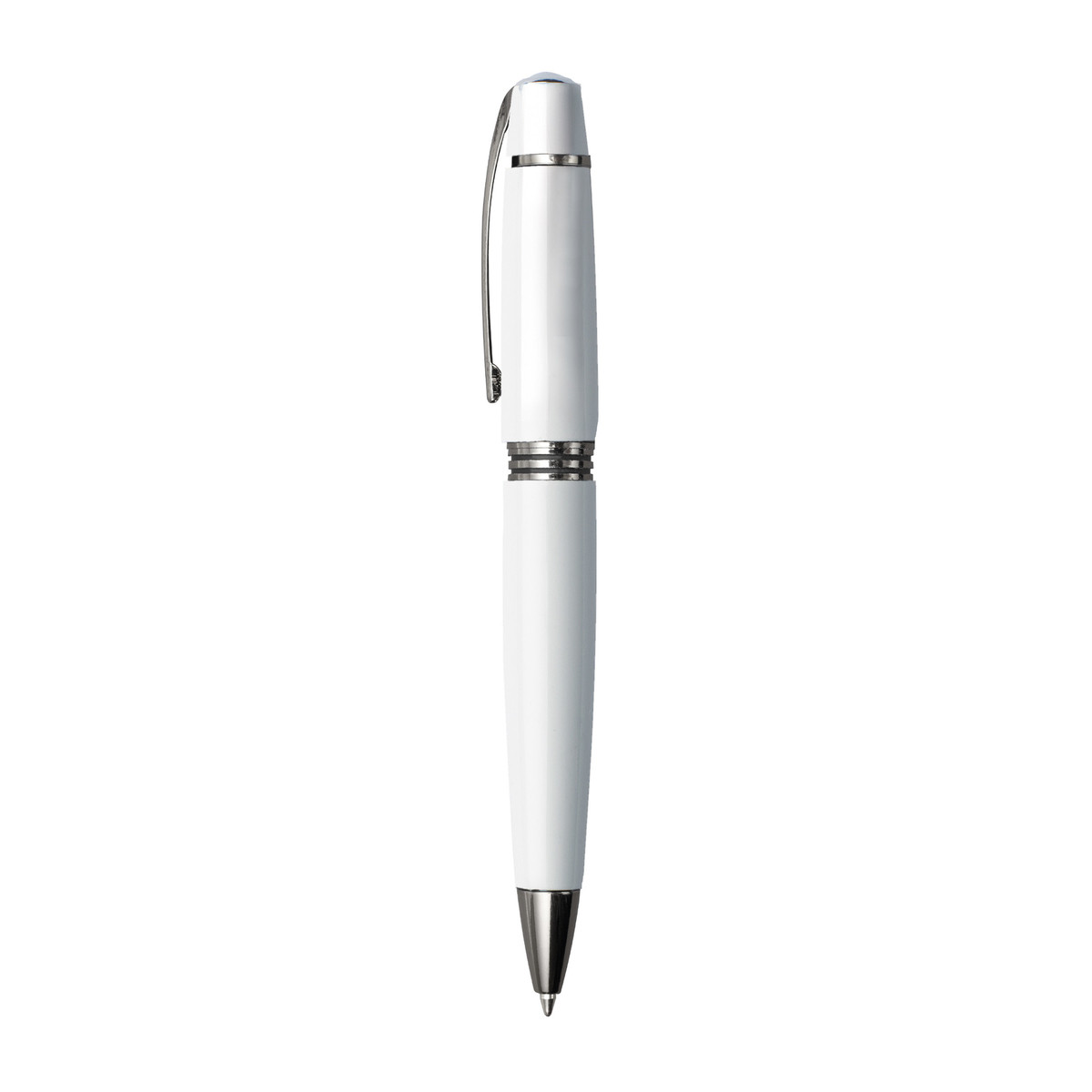 Stylo à bille CLIC CLAC-VANCOUVER blanc éclatant