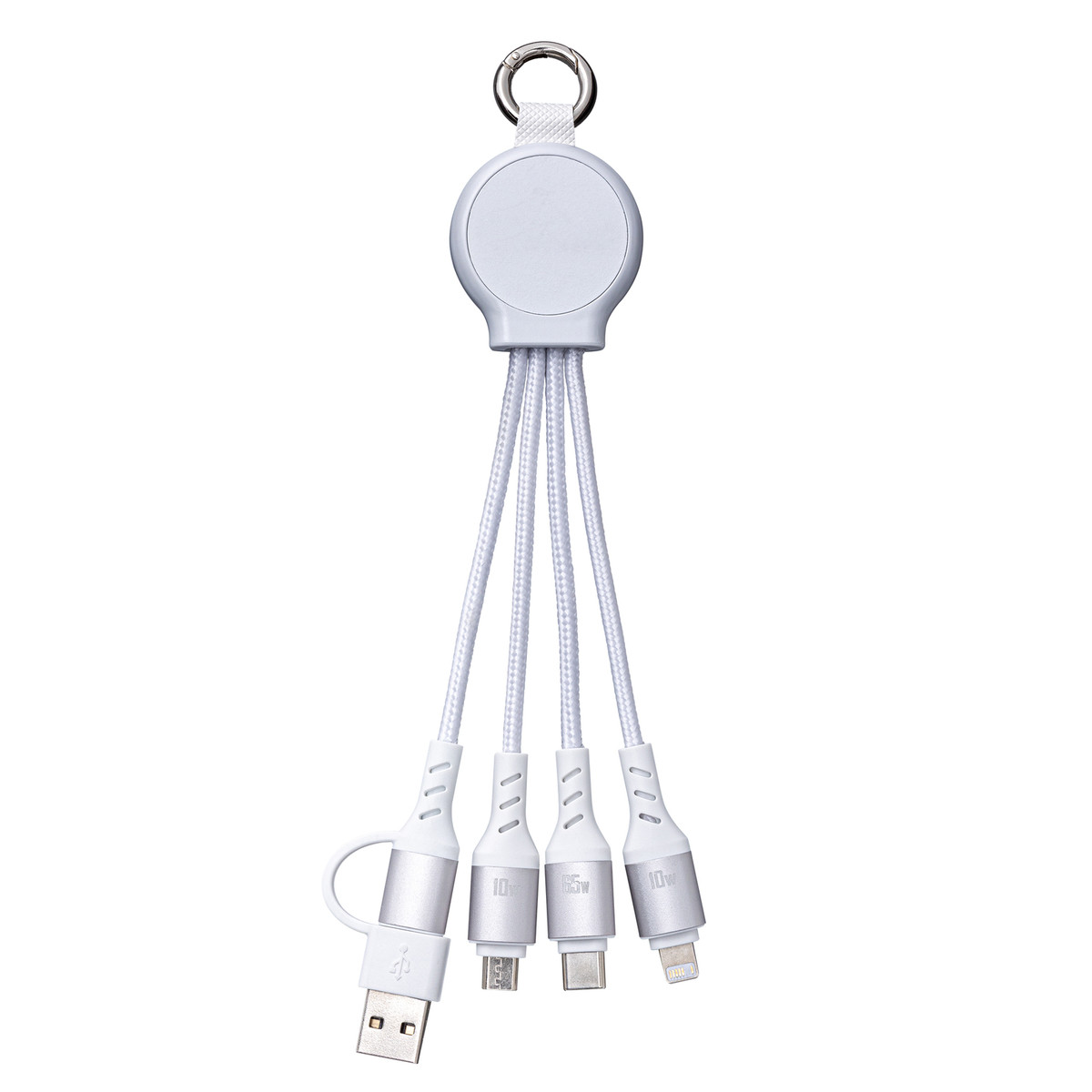 6-in-1 Charging Cable with Light REEVES-PUHALANI SWITCH white / white