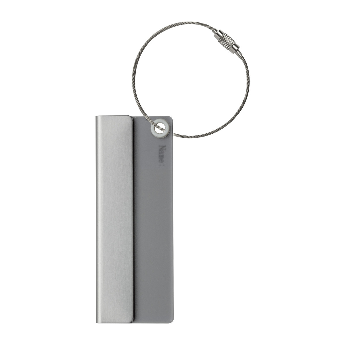 Luggage tag RE98-BORGOU grey Luggage tag RE98-BORGOU grey