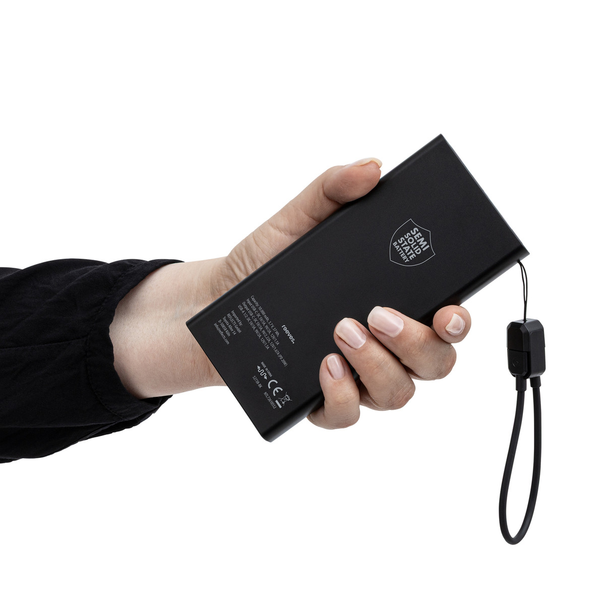 Powerbank REEVES-WATTRON CORE X schwarz 10000 mAh Powerbank REEVES-WATTRON CORE X schwarz 10000 mAh