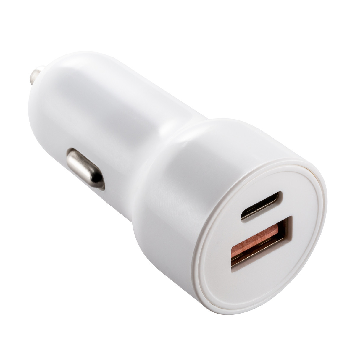USB-C & USB Autoladegerät REEVES-VALLEJO weiß 24 Watt