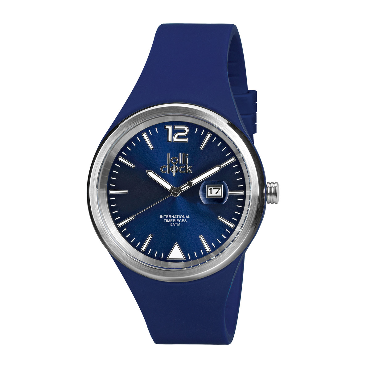 Montre LOLLICLOCK-EVOLUTION DATE bleu