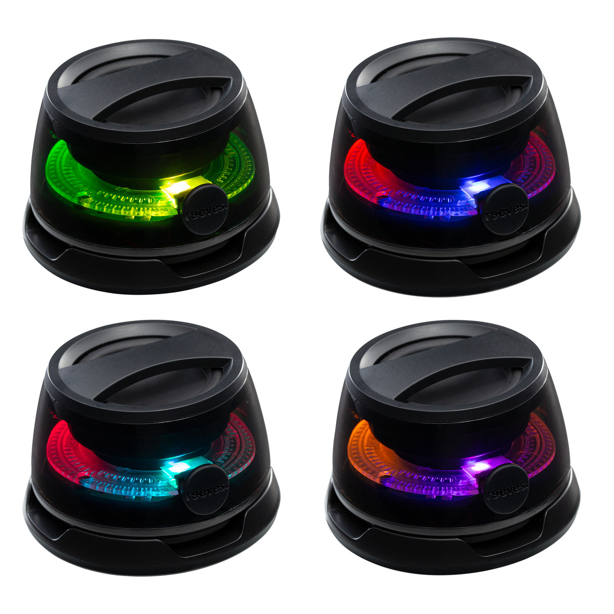 Magnetischer Wireless Lautsprecher mit Licht REEVES-BEGMELLA schwarz 3 Watt Magnetischer Wireless Lautsprecher mit Licht REEVES-BEGMELLA schwarz 3 Watt