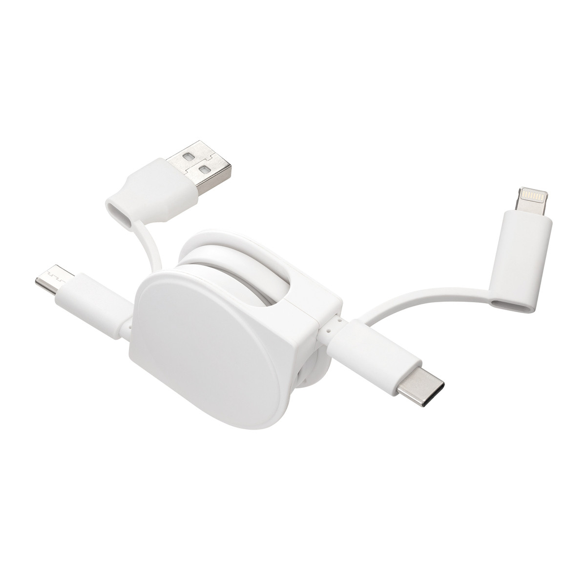 6-in-1 Charging Cable REEVES-SNAKE II white 6-in-1 Charging Cable REEVES-SNAKE II white