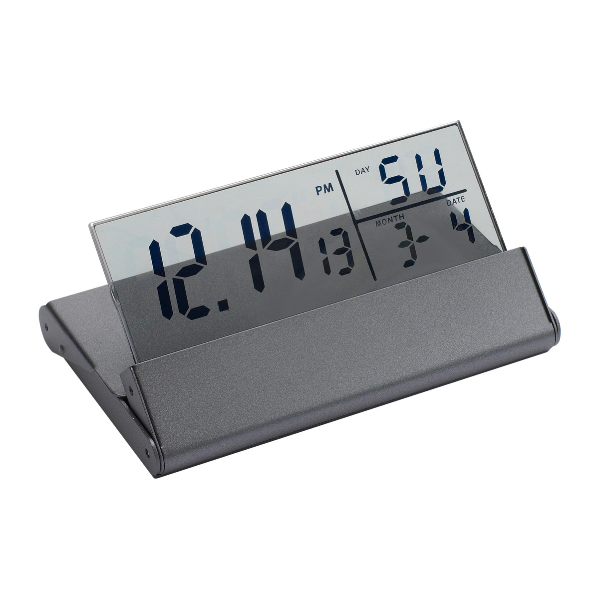 Desk clock with alarm function REFLECTS-LIVERPOOL dark grey Desk clock with alarm function REFLECTS-LIVERPOOL dark grey