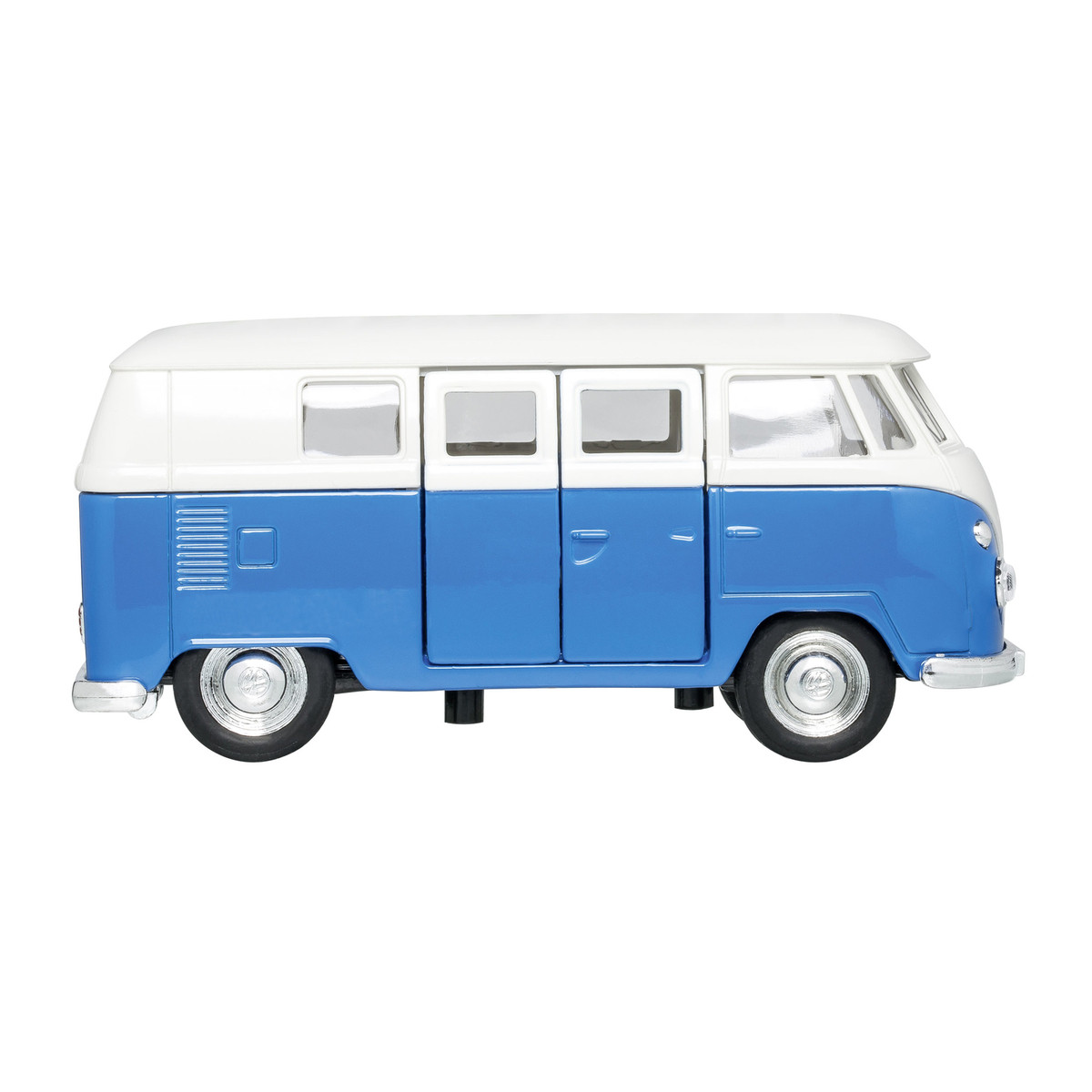 Modelauto REFLECTS-VW T1 1:38 blauw Modelauto REFLECTS-VW T1 1:38 blauw