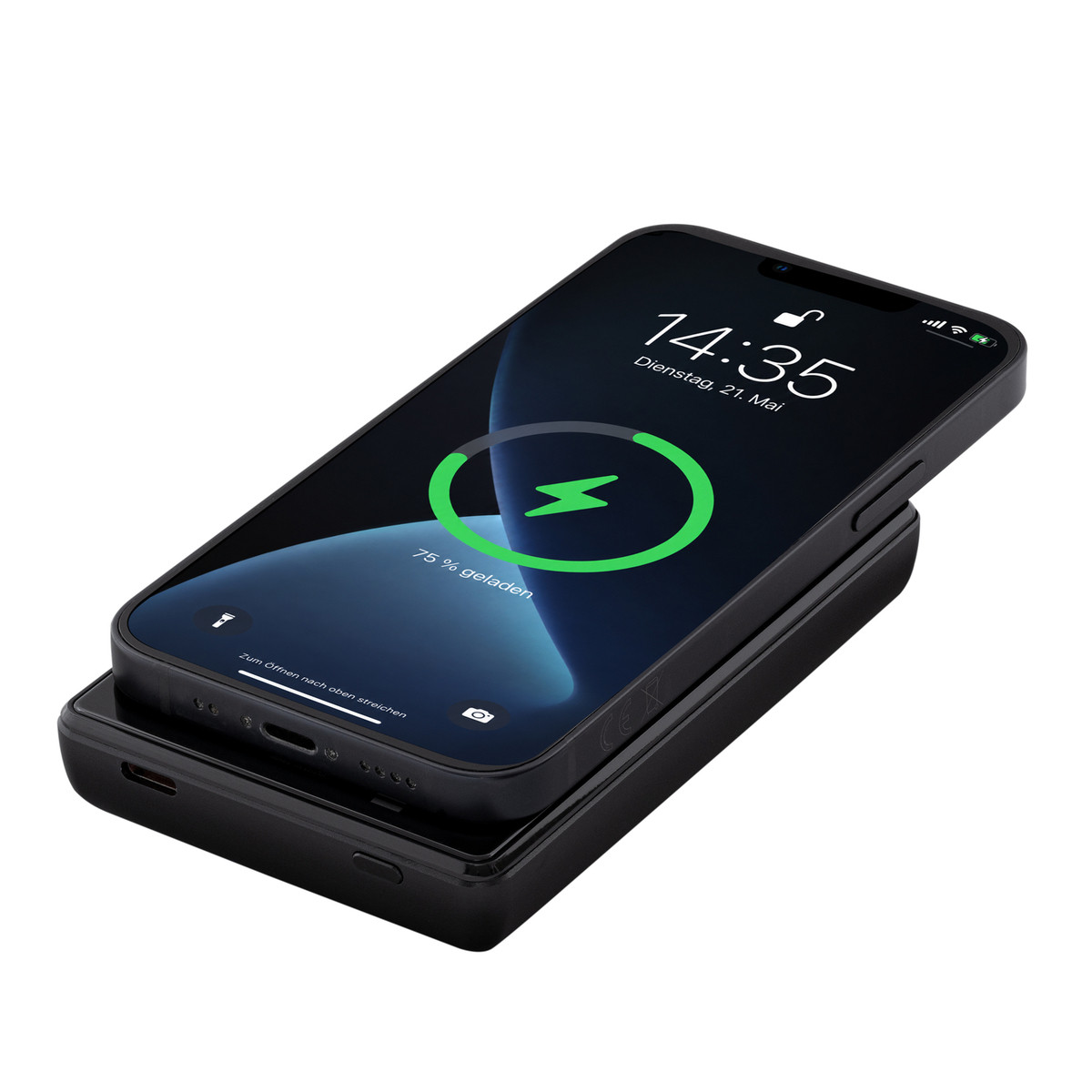 Magnetische 15W Wireless Powerbank REEVES-WATTRON ULTRA X schwarz 10000 mAh Magnetische 15W Wireless Powerbank REEVES-WATTRON ULTRA X schwarz 10000 mAh