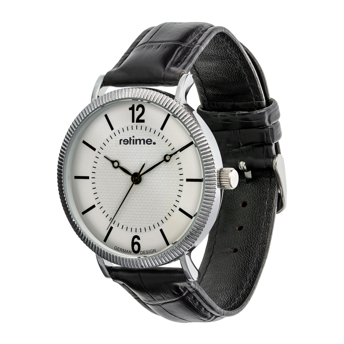Armbanduhr RETIME-CLASSIC 630-4 silber 42mm Armbanduhr RETIME-CLASSIC 630-4 silber 42mm