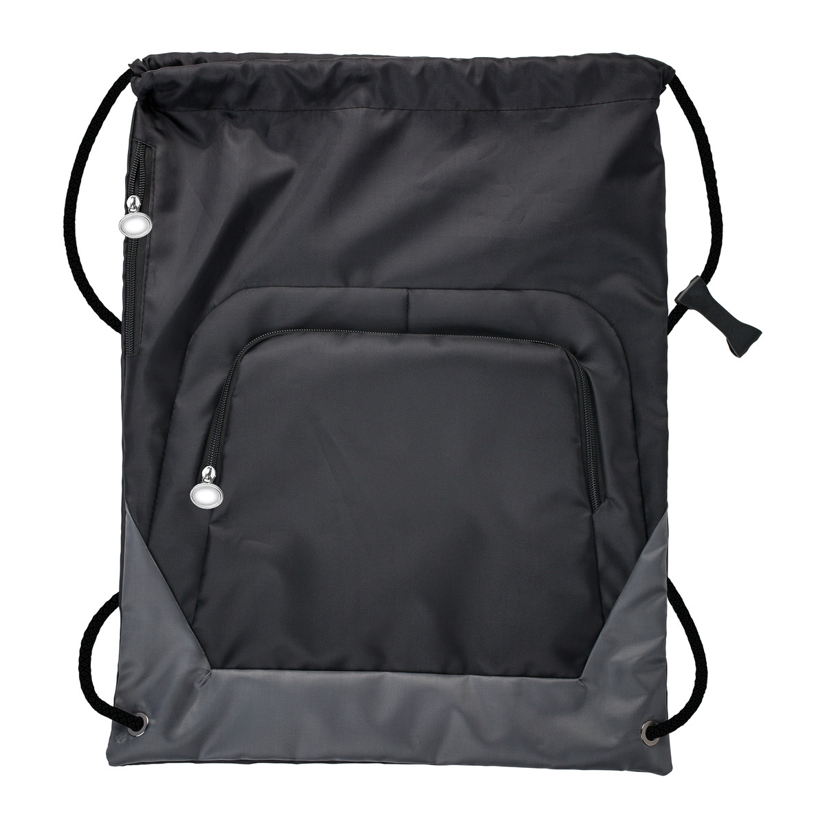 drawstring bag REFLECTS-SUNDSVALL black/grey drawstring bag REFLECTS-SUNDSVALL black/grey