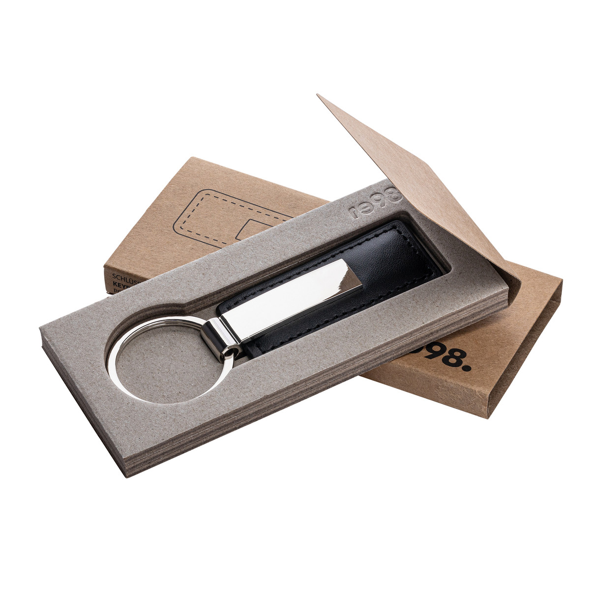 Porte-Clés RE98-PERRIS RECTANGULAR argenté brillant Porte-Clés RE98-PERRIS RECTANGULAR argenté brillant