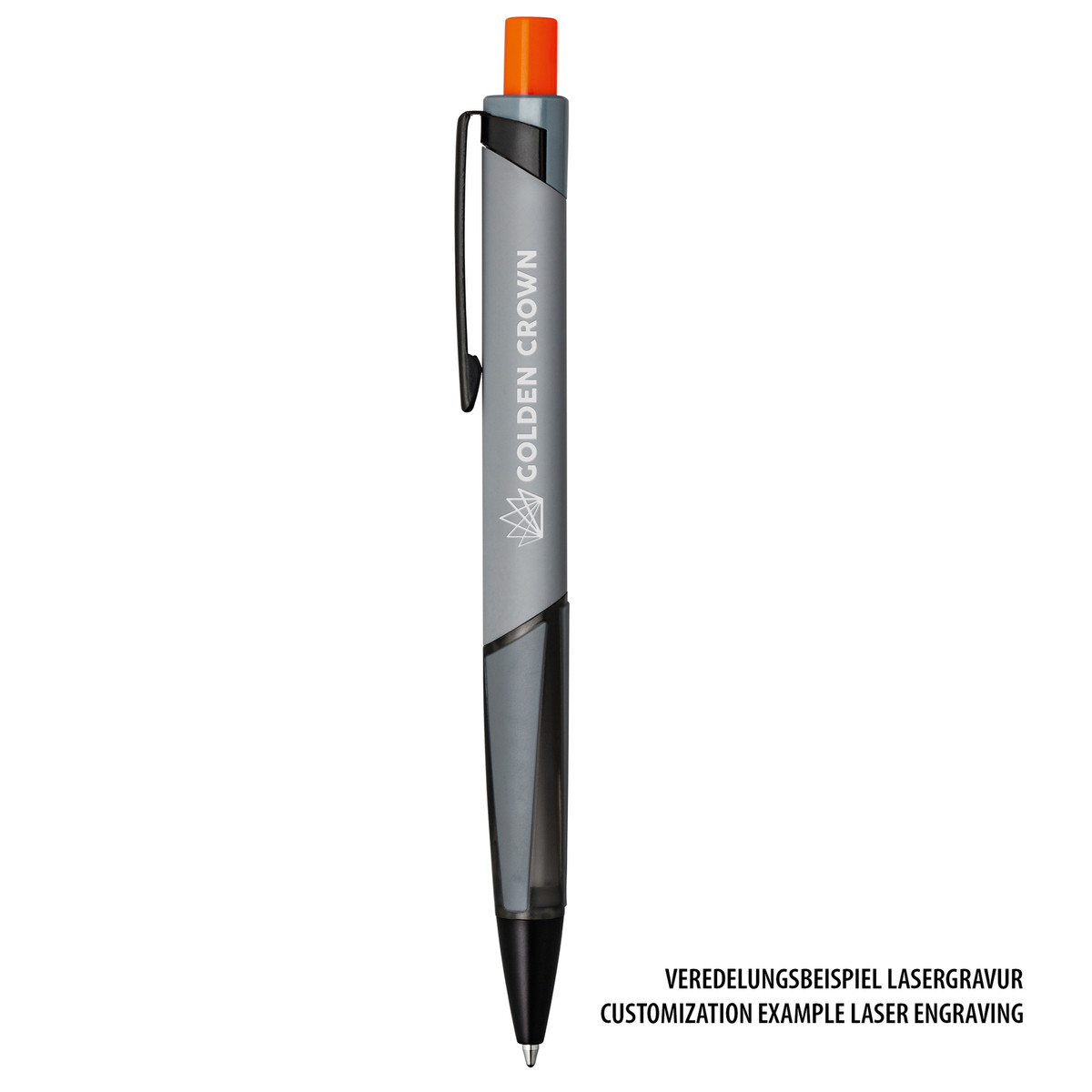 Ballpen CLIC CLAC-BÉZIERS grey Ballpen CLIC CLAC-BÉZIERS grey
