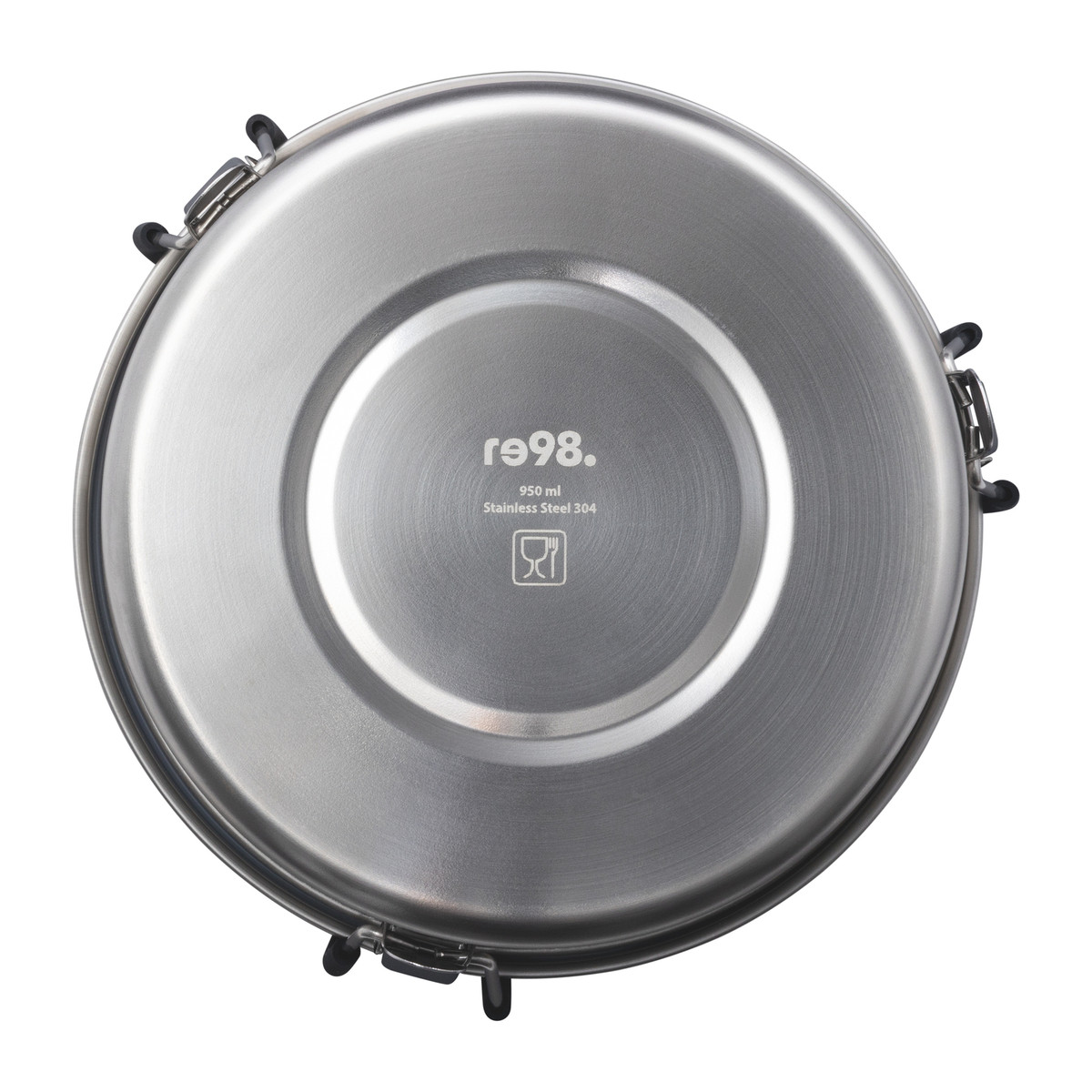 Lunchbox RE98-LUNCHBREAK ROUND silber Lunchbox RE98-LUNCHBREAK ROUND silber
