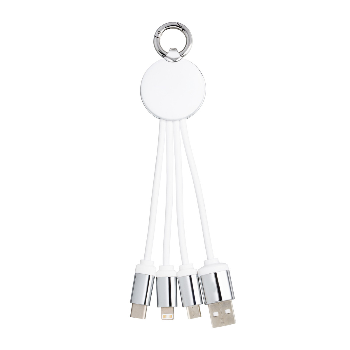 3-in-1 Charging Cable with Light REEVES-PUHALANI white / white 3-in-1 Charging Cable with Light REEVES-PUHALANI white / white
