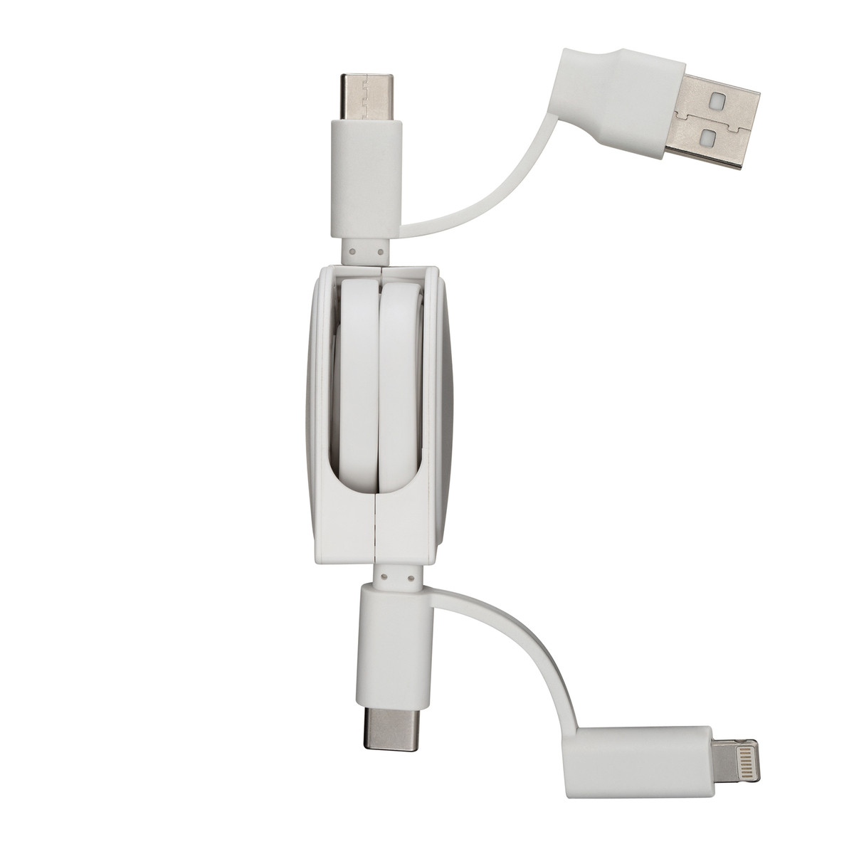 6-in-1 Charging Cable REEVES-SNAKE II white 6-in-1 Charging Cable REEVES-SNAKE II white