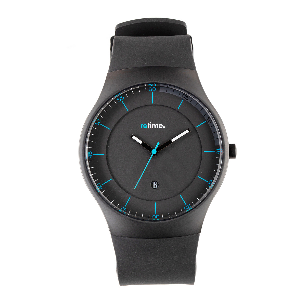 Armbanduhr RETIME-CLASSIC 450 schwarz 43mm