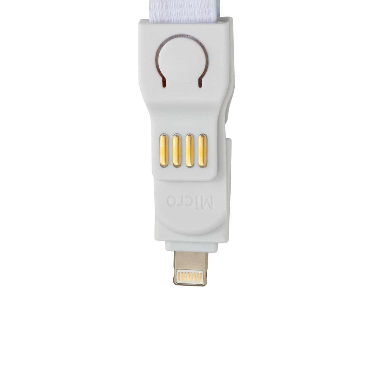 3-in-1 Charging Cable Lanyard Charging Cable / Micro+8pin & USB-C / 90cm 3-in-1 Charging Cable Lanyard Charging Cable / Micro+8pin & USB-C / 90cm