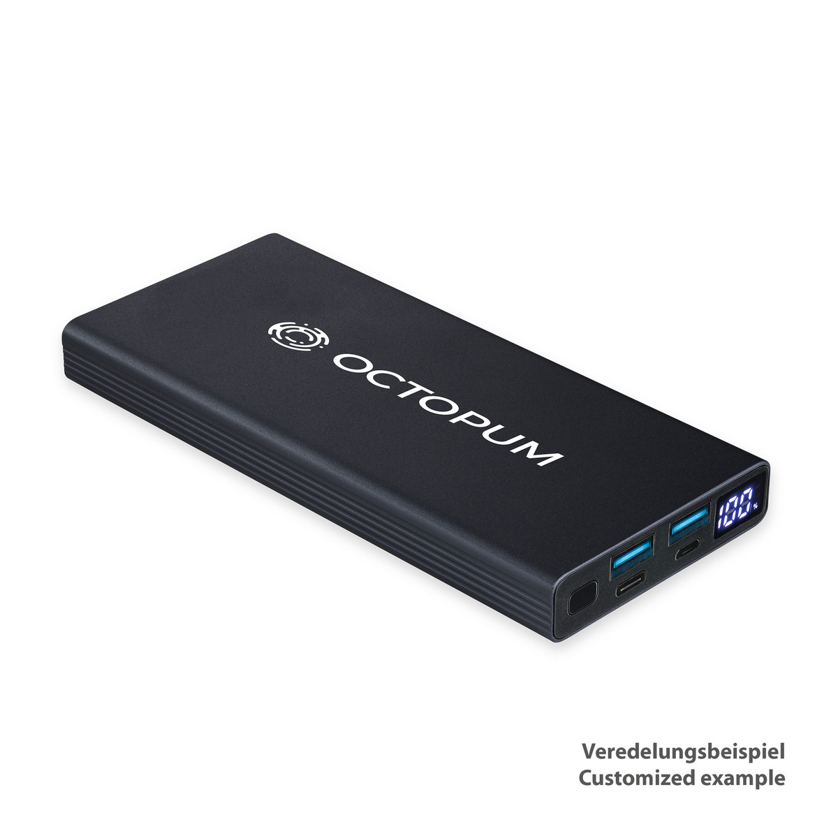 Powerbank mit Fast Charge und Power Delivery REEVES-FENSMARK dunkelgrau 10000 mAh