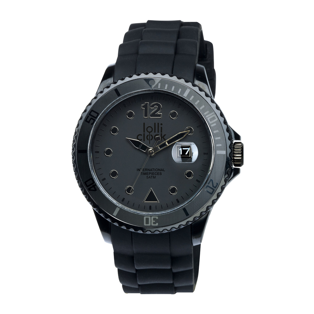 Armbanduhr LOLLICLOCK-DATE schwarz