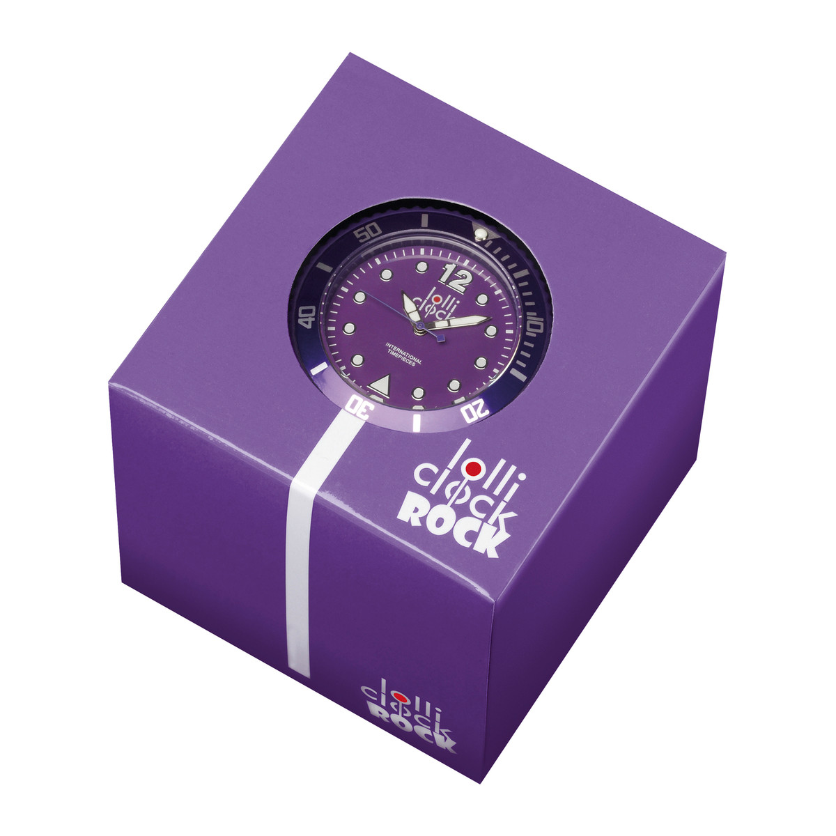 Horloge LOLLICLOCK-ROCK PURPLE Horloge LOLLICLOCK-ROCK PURPLE