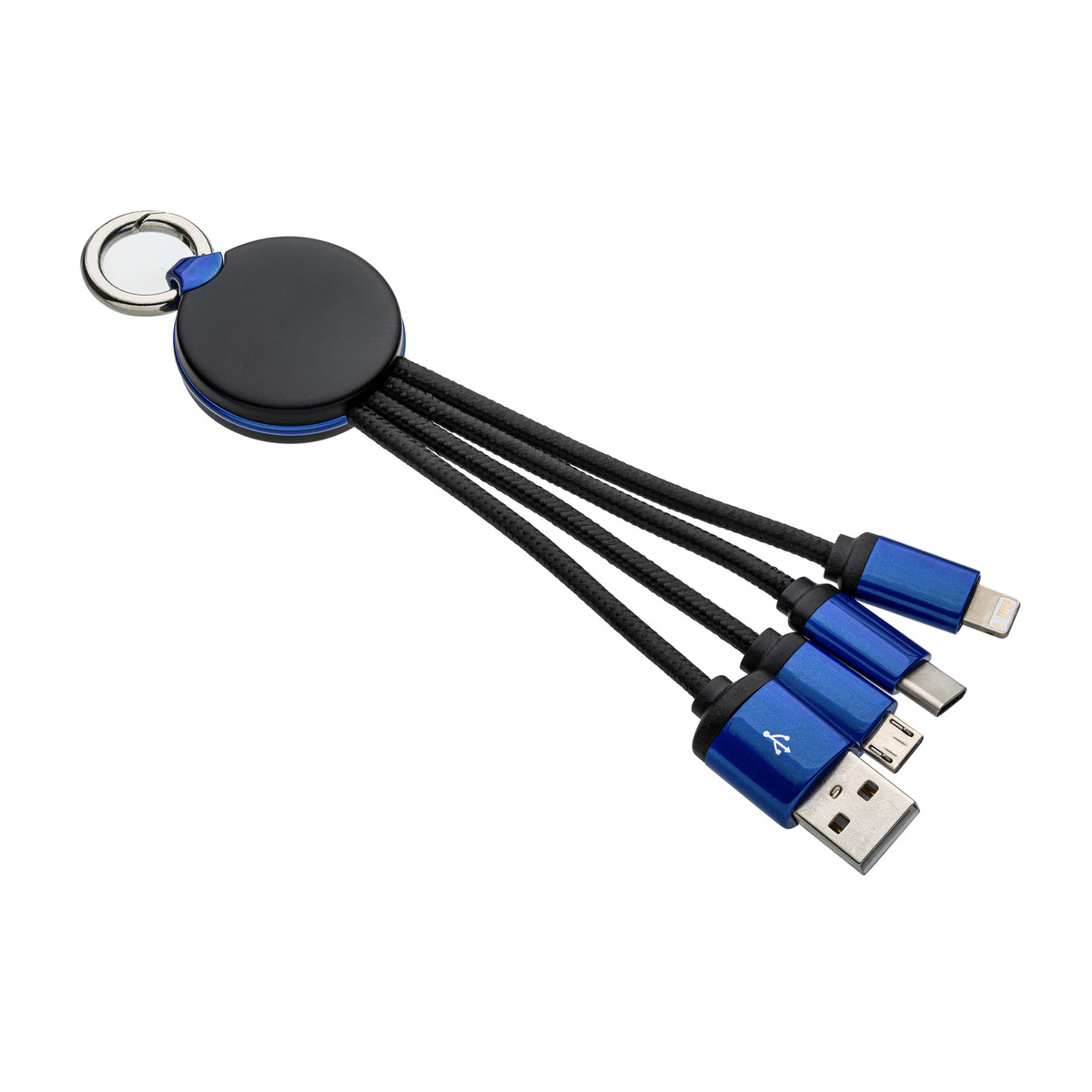 3-in-1 Charging Cable with Light REEVES-PUHALANI blue / blue 3-in-1 Charging Cable with Light REEVES-PUHALANI blue / blue