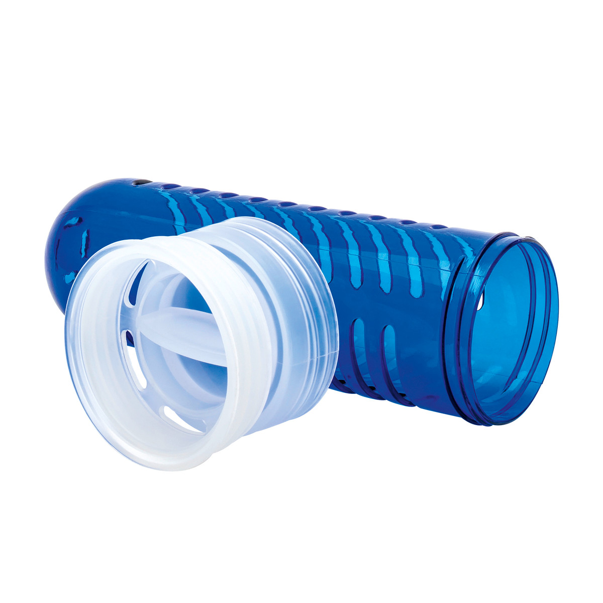 Trinkflasche mit Fruchteinsatz REFLECTS-JOLIETTA blau