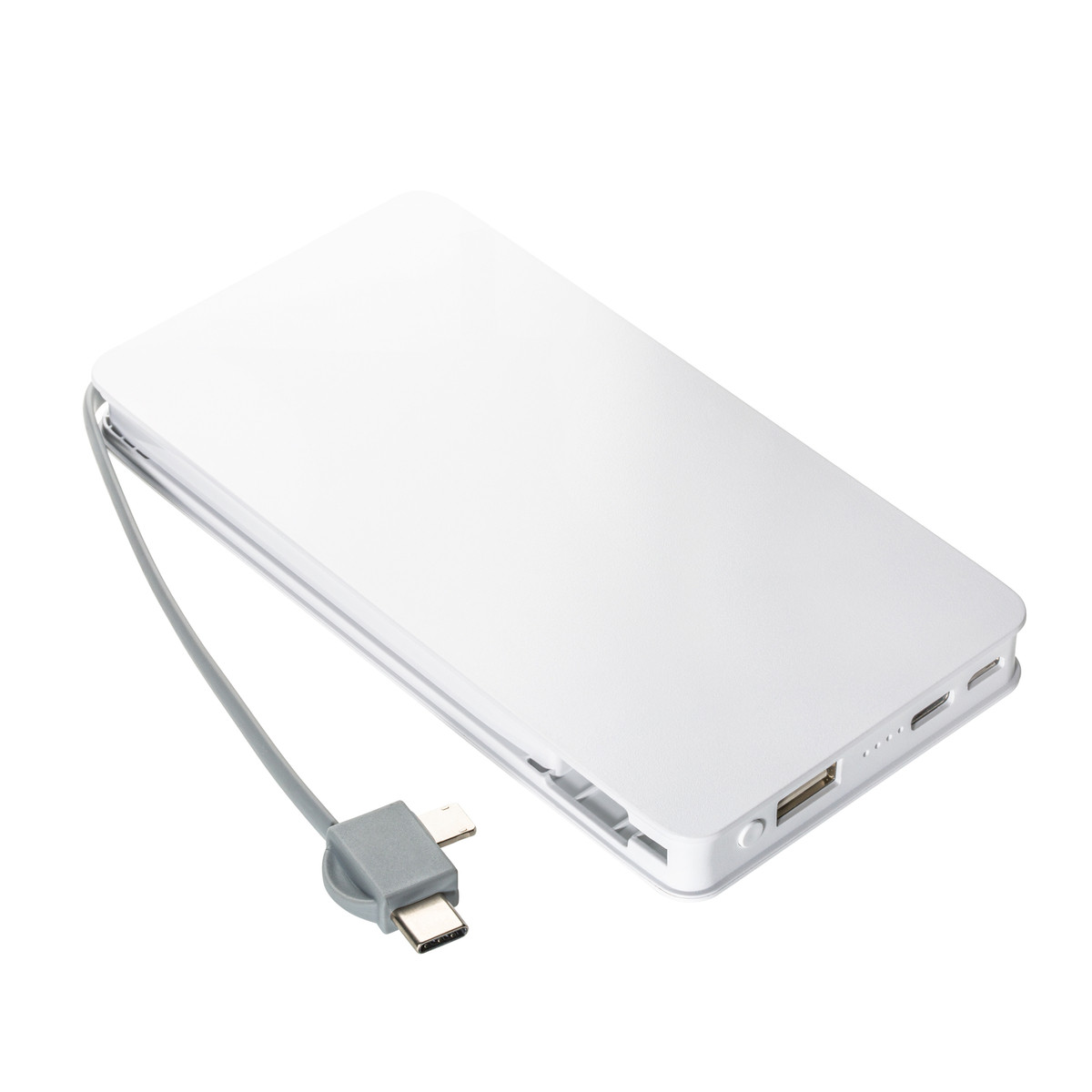Chargeur Sans Fil & Powerbank REEVES-BASEL blanc 5000 mAh Chargeur Sans Fil & Powerbank REEVES-BASEL blanc 5000 mAh