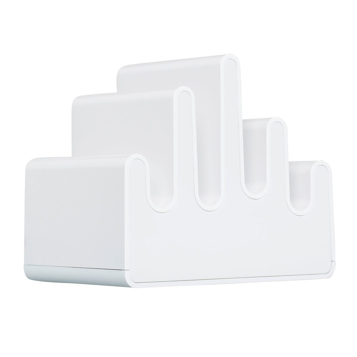 Multiple USB Charging Station with Mood Light Function REFLECTS-BURGUNDY