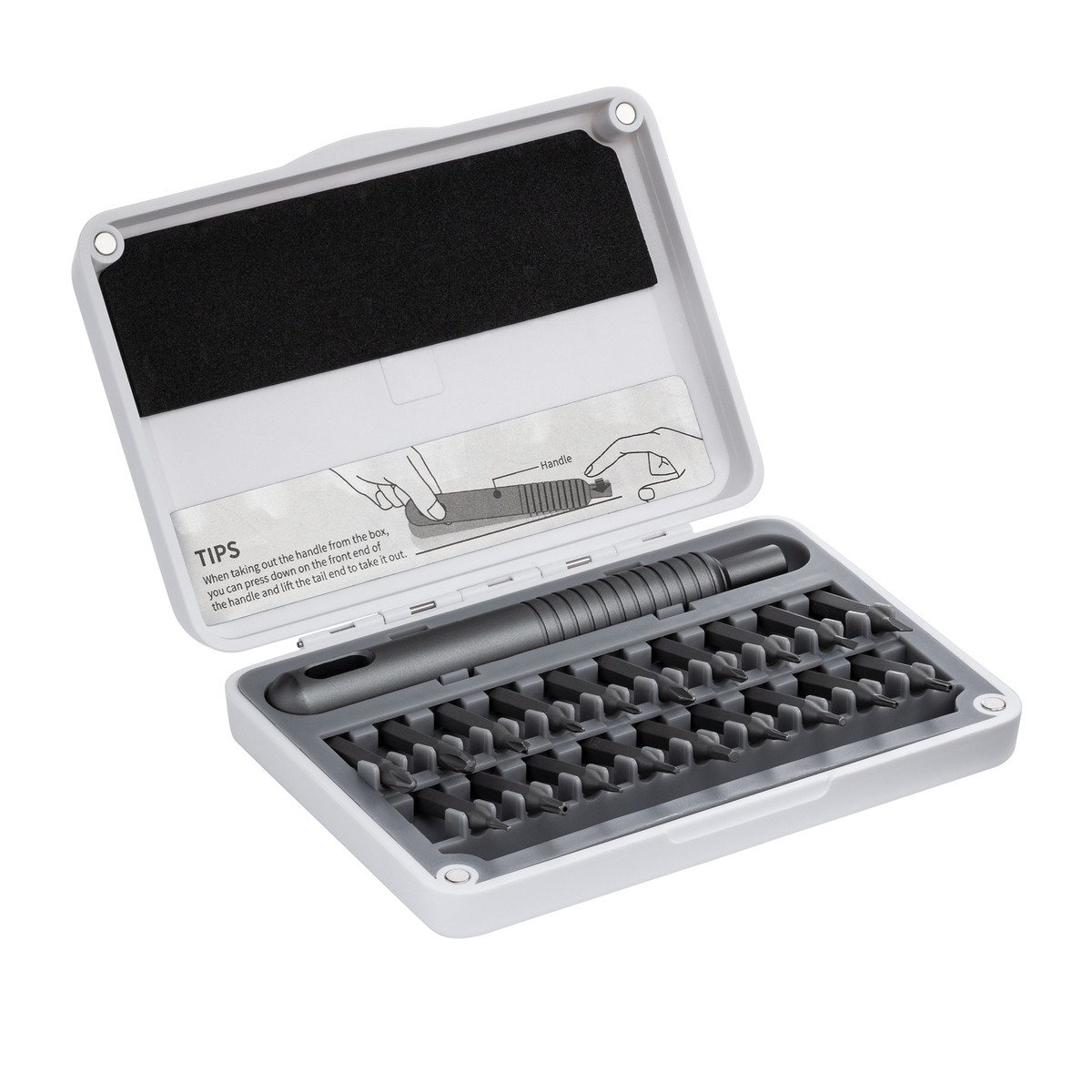 Tool set RE98-BIT OF WORK white Tool set RE98-BIT OF WORK white