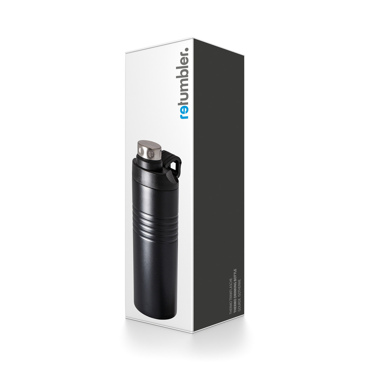 Thermotrinkflasche RETUMBLER-KORINTH schwarz Thermotrinkflasche RETUMBLER-KORINTH schwarz