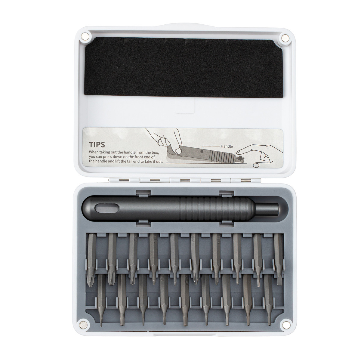Tool set RE98-BIT OF WORK white Tool set RE98-BIT OF WORK white