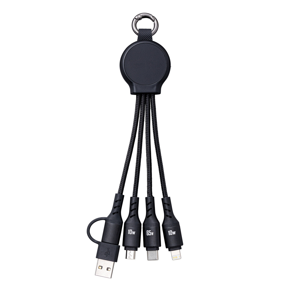 6-in-1 Charging Cable with Light REEVES-PUHALANI SWITCH black / white 6-in-1 Charging Cable with Light REEVES-PUHALANI SWITCH black / white